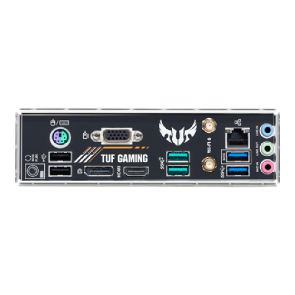 Asus TUF GAMING B550M-E WIFI Processor family AMD, Processor socket AM4, DDR4 DIMM, Memory slots 4, Supported hard disk drive interfaces SATA, M.2, Number of SATA connectors 4, Chipset AMD B550, Micro ATX