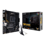 Asus TUF GAMING B550M-E WIFI Processor family AMD, Processor socket AM4, DDR4 DIMM, Memory slots 4, Supported hard disk drive interfaces SATA, M.2, Number of SATA connectors 4, Chipset AMD B550, Micro ATX