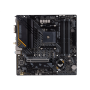 Asus TUF GAMING B550M-E WIFI Processor family AMD, Processor socket AM4, DDR4 DIMM, Memory slots 4, Supported hard disk drive interfaces SATA, M.2, Number of SATA connectors 4, Chipset AMD B550, Micro ATX