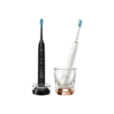 Philips hbrushes, 2-pack , HX9914/57 Sonicare DiamondClean 9000 , Rechargeable , For adults , Number of brush heads included 2 , Number of teeth brushing modes 4 , Black/White