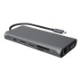 Raidsonic , 12-in-1 USB Type-C dock with PD 100W , BOX IB-DK4050-CPD , Dock , Ethernet LAN (RJ-45) ports 1 , USB 3.0 (3.1 Gen 1) Type-C ports quantity 1 , USB 3.0 (3.1 Gen 1) ports quantity 2 , HDMI ports quantity 2 , Ethernet LAN