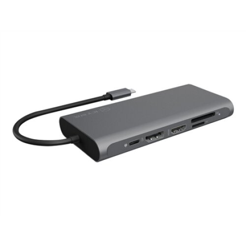 Raidsonic , 12-in-1 USB Type-C dock with PD 100W , BOX IB-DK4050-CPD , Dock , Ethernet LAN (RJ-45) ports 1 , USB 3.0 (3.1 Gen 1) Type-C ports quantity 1 , USB 3.0 (3.1 Gen 1) ports quantity 2 , HDMI ports quantity 2 , Ethernet LAN