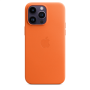 Apple iPhone 14 Pro Max Leather Case with MagSafe Orange