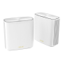AX5400 Dual-Band Mesh WiFi 6 System , ZenWiFi XD6S (2-Pack) , 802.11ax , 574+4804 Mbit/s , 10/100/1000 Mbit/s , Ethernet LAN (RJ-45) ports 3 , Mesh Support Yes , MU-MiMO No , No mobile broadband , Antenna type Internal , month(s)