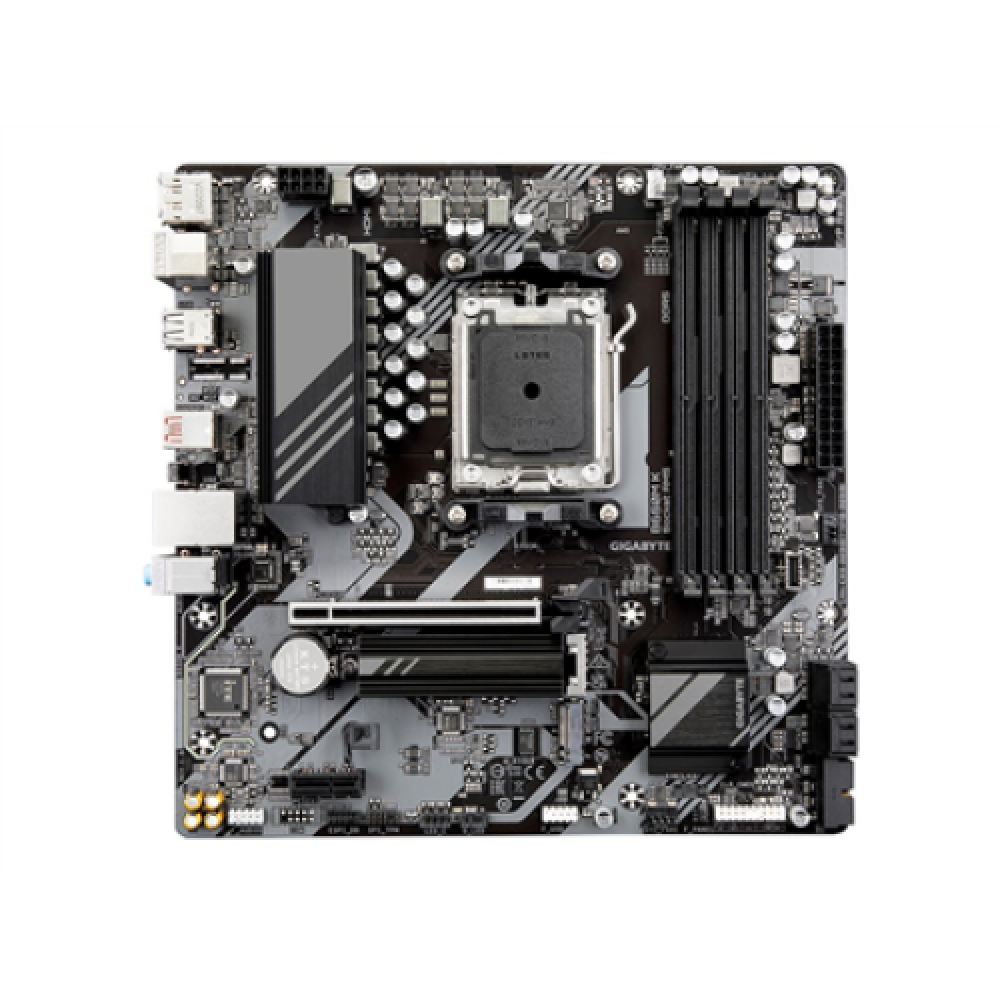 Gigabyte B650M K G10 Processor family AMD Processor socket AM5 DDR5 DIMM Memory slots 4 Supported hard disk drive interfaces SATA, M.2 Number of SATA connectors 4 Chipset AMD B650 Micro ATX