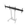 Neomounts Floor stand , ADM-875BL2 Dual screen adapter , Adjustable Height , 42-65 , Maximum weight (capacity) 40 kg , Black