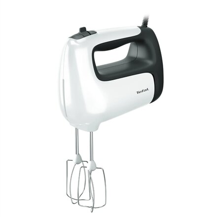 TEFAL , Hand mixer , HT460138 PrepMix , 500 W , Hand Mixer , Number of speeds 5 , Turbo mode , White/Grey