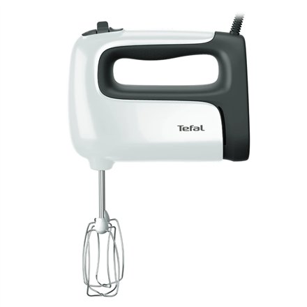 TEFAL , Hand mixer , HT460138 PrepMix , 500 W , Hand Mixer , Number of speeds 5 , Turbo mode , White/Grey