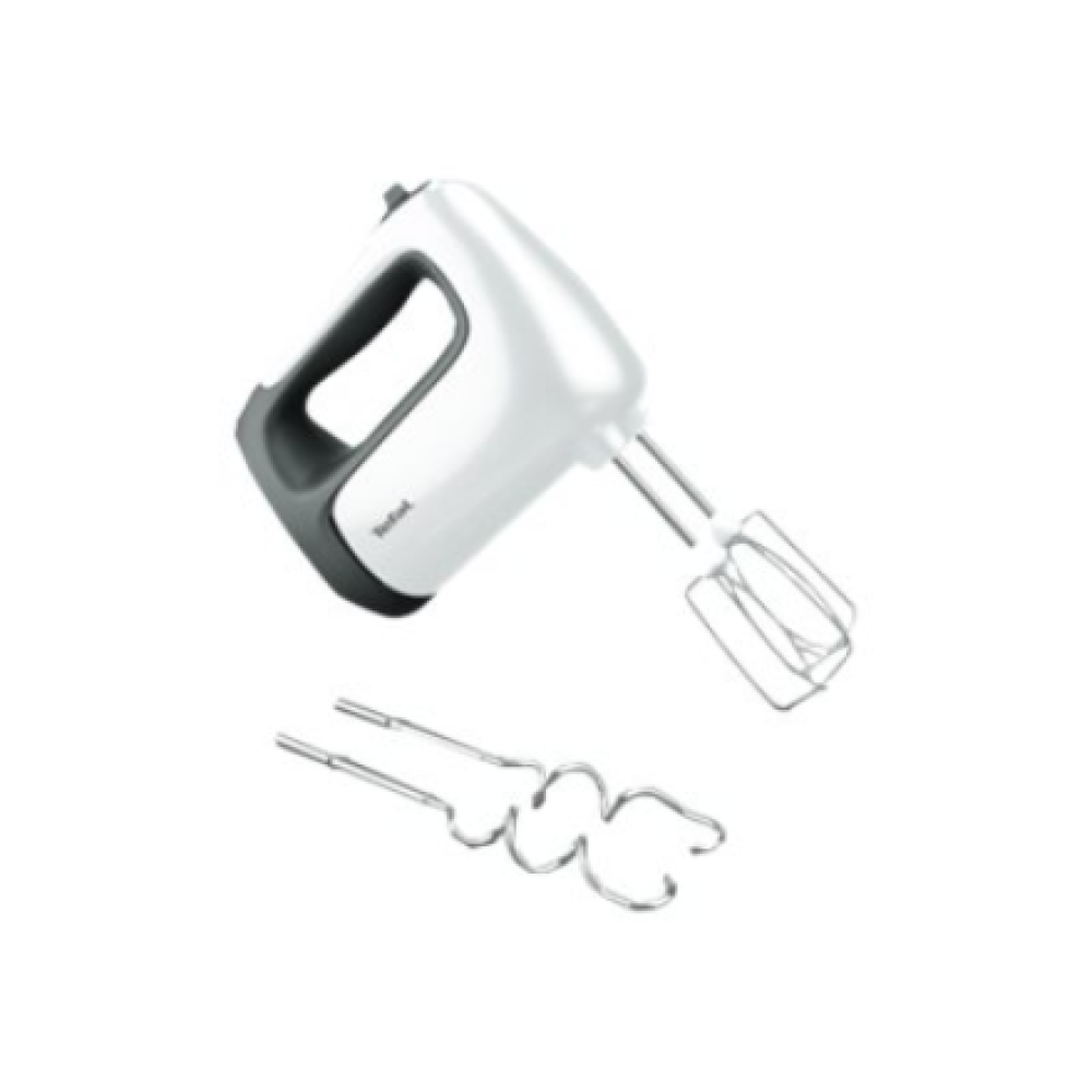 TEFAL , Hand mixer , HT460138 PrepMix , 500 W , Hand Mixer , Number of speeds 5 , Turbo mode , White/Grey