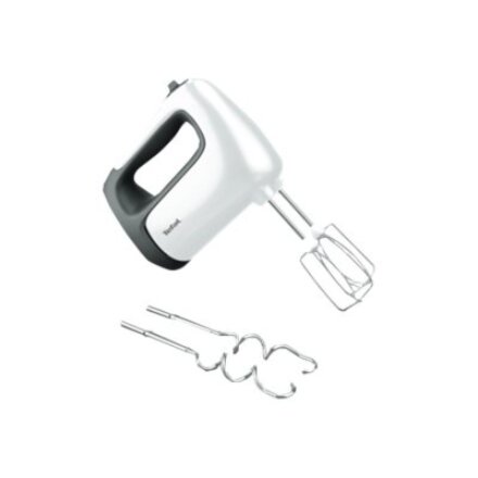 TEFAL , Hand mixer , HT460138 PrepMix , 500 W , Hand Mixer , Number of speeds 5 , Turbo mode , White/Grey