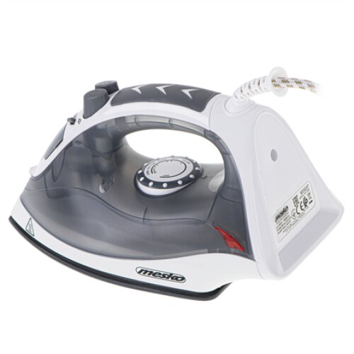 Mesko , MS 5037 , Steam Iron , 2800 W , Water tank capacity 170 ml , Continuous steam 35 g/min , Grey