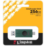 Kingston USB Flash Drive , DataTraveler Duo , 256 GB , USB Type-A and USB Type-C , Black/Green