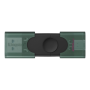 Kingston USB Flash Drive , DataTraveler Duo , 256 GB , USB Type-A and USB Type-C , Black/Green