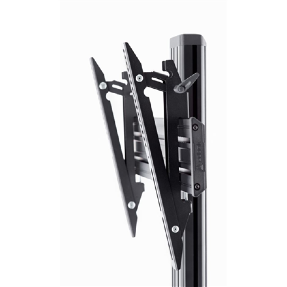 EDBAK Floor stand , TRV200 Videoconferencing Trolley , Tilt , 75-86 , Maximum weight (capacity) 120 kg , Black