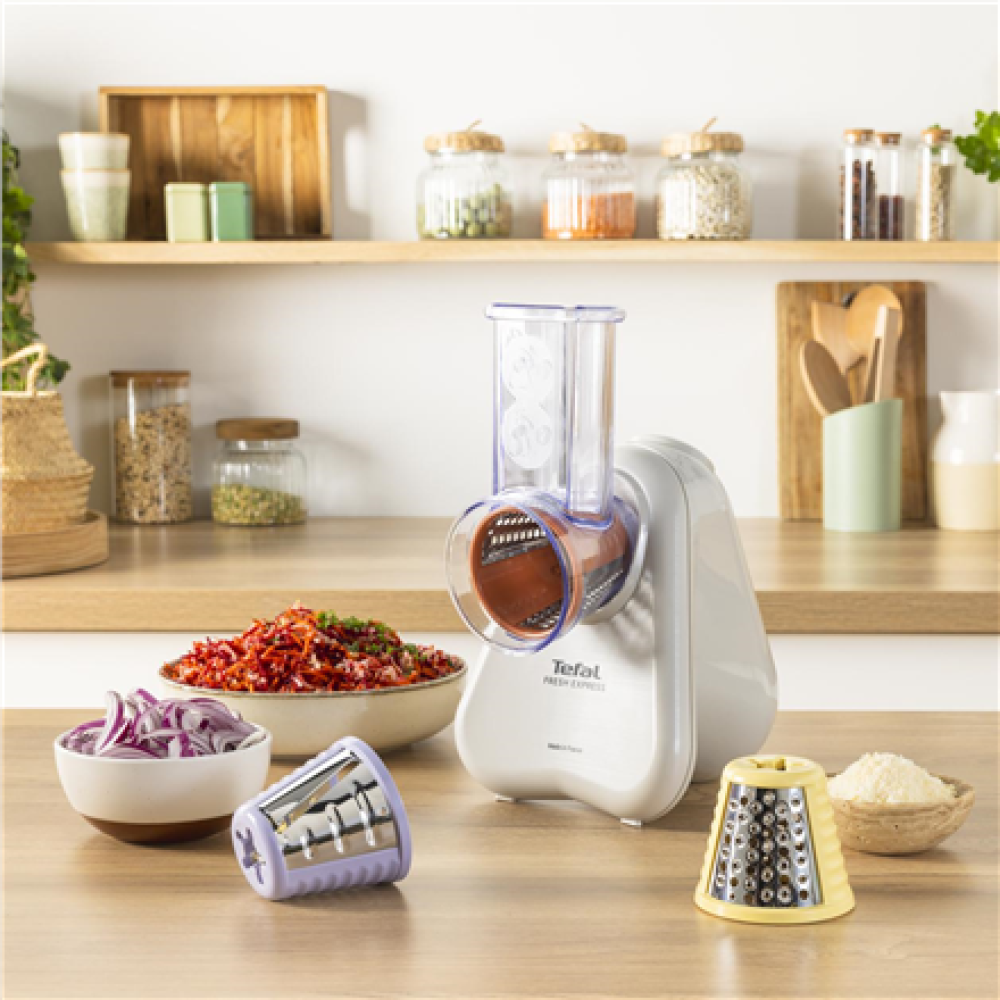 TEFAL Vegetable slicer , Fresh Express DN853BE0 , Light Gray , 150 W