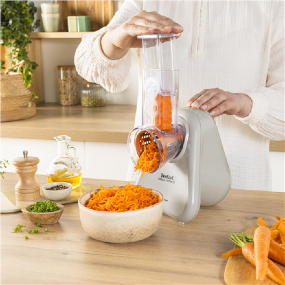 TEFAL Vegetable slicer , Fresh Express DN853BE0 , Light Gray , 150 W