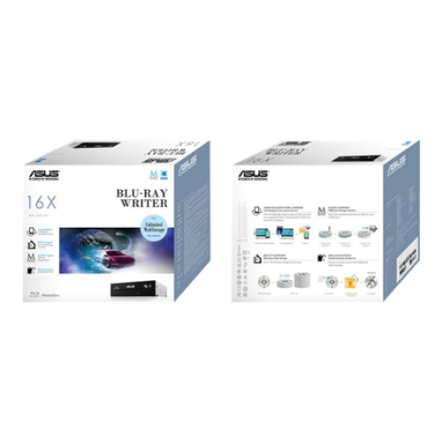 Asus , BW-16D1HT , Internal , Interface SATA , Blu-Ray , CD read speed 48 x , CD write speed 48 x , Black , Desktop