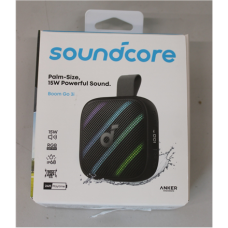 SALE OUT. Anker Soundcore Boom Go 3i Portable Bluetooth Speaker, Black , Anker Soundcore Speaker , Boom Go 3i , Warranty 24 month(s) , 15 W , Waterproof , Bluetooth , Portable , Black , DEMO