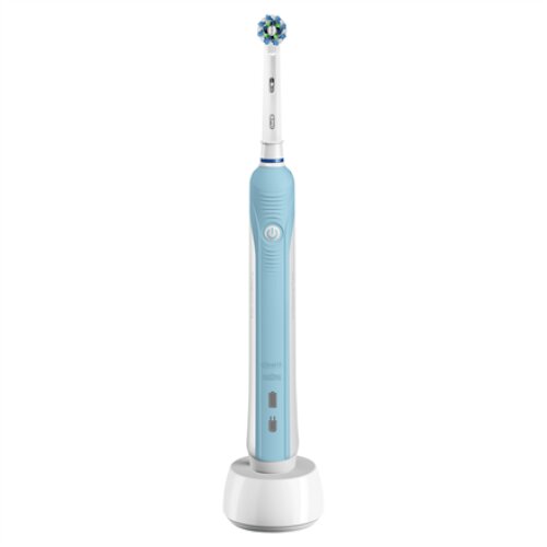 Oral-B Electric Toothbrush Pro 700 CrossAction Rechargeable For adults Number of brush heads included 1 Number of teeth brushing modes 1 Blue/White