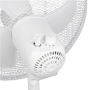 Tristar , VE-5755 , Stand Fan , White , Diameter 40 cm , Number of speeds 3 , Oscillation