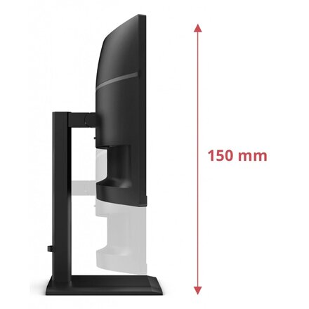 AOC , CU34E4CV , 34 , VA , 21:9 , 120 Hz , 4 ms , 3440 x 1440 pixels , HDMI ports quantity 2 , Black
