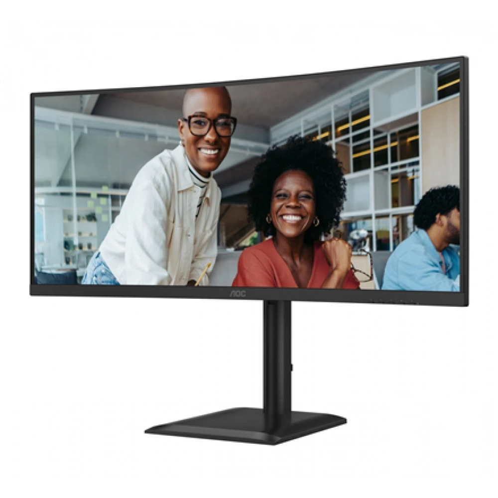 AOC CU34E4CV , 34 , VA , 21:9 , 120 Hz , 4 ms , 3440 x 1440 pixels , HDMI ports quantity 2 , Black