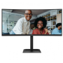 AOC CU34E4CV , 34 , VA , 21:9 , 120 Hz , 4 ms , 3440 x 1440 pixels , HDMI ports quantity 2 , Black