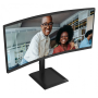 AOC CU34E4CV , 34 , VA , 21:9 , 120 Hz , 4 ms , 3440 x 1440 pixels , HDMI ports quantity 2 , Black