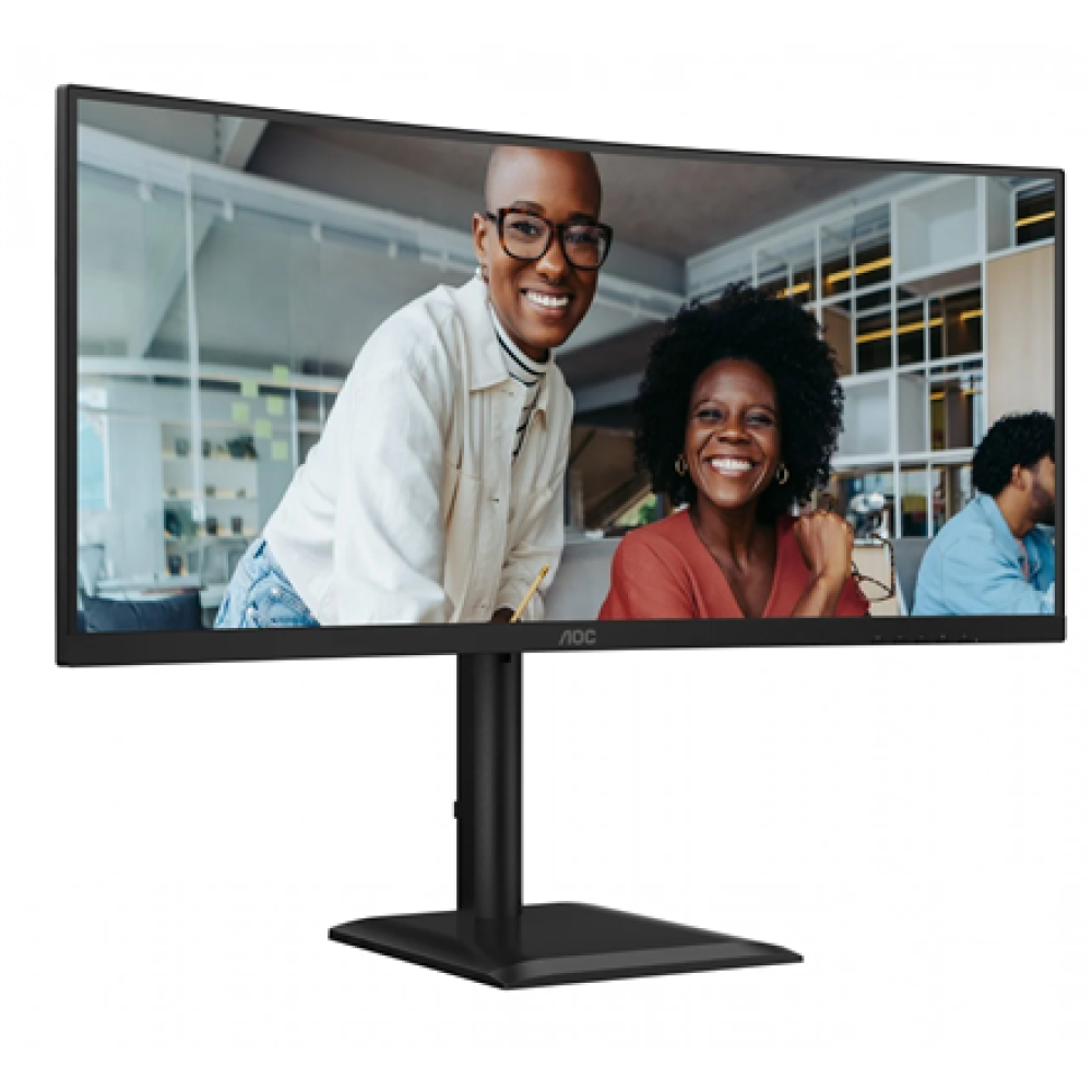 AOC CU34E4CV , 34 , VA , 21:9 , 120 Hz , 4 ms , 3440 x 1440 pixels , HDMI ports quantity 2 , Black