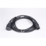 Evaka EV Charging Cable Type 2-Type 2, 22 kW, 32 A, 5 x 6 mm2, 1 x 0.5 mm2, 5 m , ITGAM3871 , Black