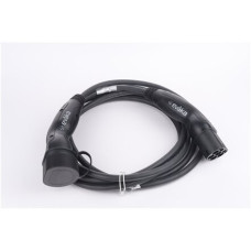 Evaka EV Charging Cable Type 2-Type 2, 22 kW, 32 A, 5 x 6 mm2, 1 x 0.5 mm2, 5 m , ITGAM3871 , Black