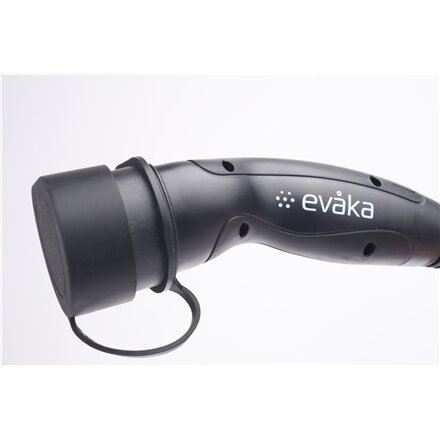 Evaka EV Charging Cable Type 2-Type 2, 22 kW, 32 A, 5 x 6 mm2, 1 x 0.5 mm2, 5 m , ITGAM3871 , Black