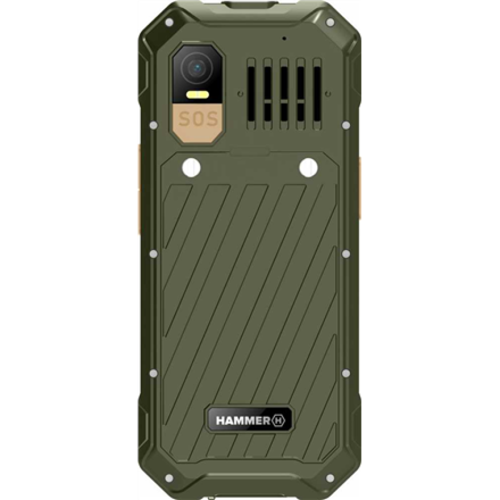 Hammer 6 LTE Military Edition , Green , 2.4 , IPS , 48 MB , 128 MB , Dual SIM , 3G , Main camera resolution 2 MP , 2500 mAh