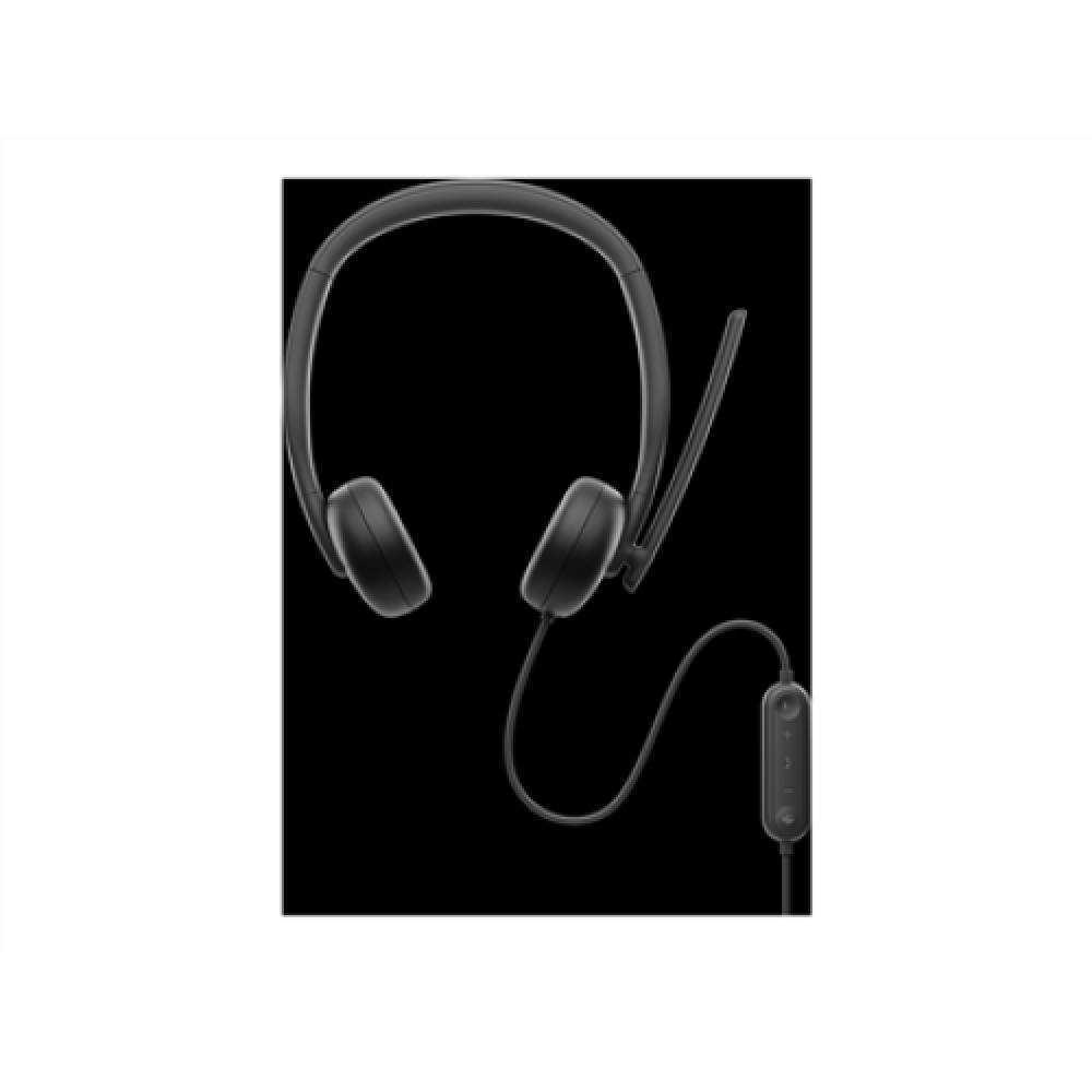 Dell , Headset , WH3024 , Built-in microphone , USB-C, USB-A , Black