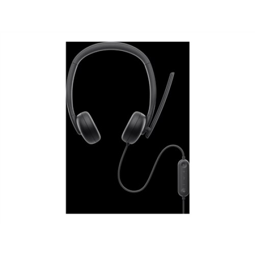 Dell , Headset , WH3024 , Built-in microphone , USB-C, USB-A , Black