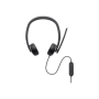 Dell , Headset , WH3024 , Built-in microphone , USB-C, USB-A , Black