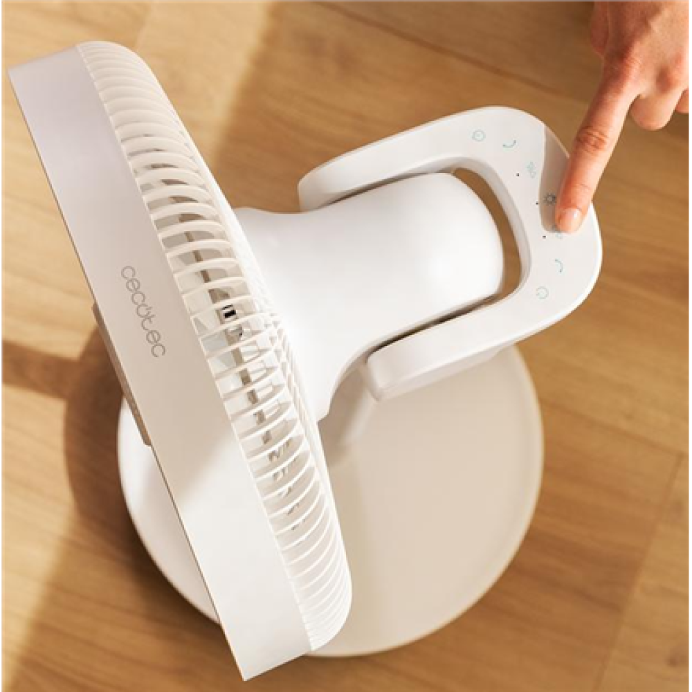 Cecotec EnergySilence 2600 Sunflower Portable , Stand Fan , Diameter 33 cm , Number of speeds 12 , Oscillation , 22 W , Remote control