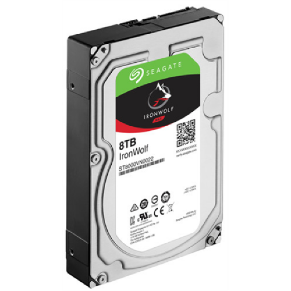 Seagate , NAS HDD , IronWolf 8TB ST8000VN004 , 7200 RPM , 8000 GB , HDD , 256 MB