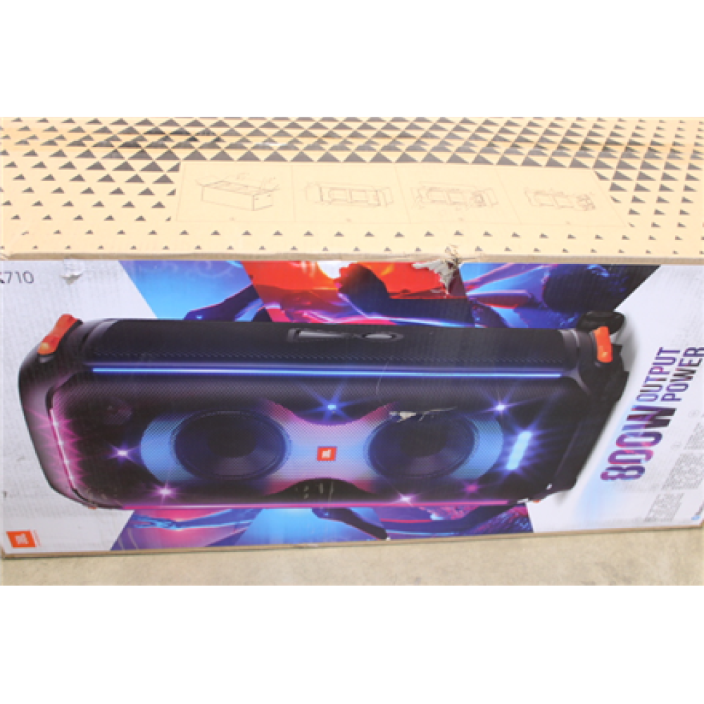 SALE OUT. JBL Partybox 710 Speaker, Black , JBL , Speaker , Partybox 710 , DAMAGED PACKAGING , 800 W , Waterproof , Bluetooth , Black , Portable , Wireless connection