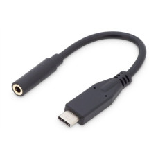 Digitus , USB Type-C Audio adapter cable, Type-C - 3.5mm M/F, 0.2m, Audio input/output, Version 3.1 , AK-300321-002-S , Type-C , 3.5mm