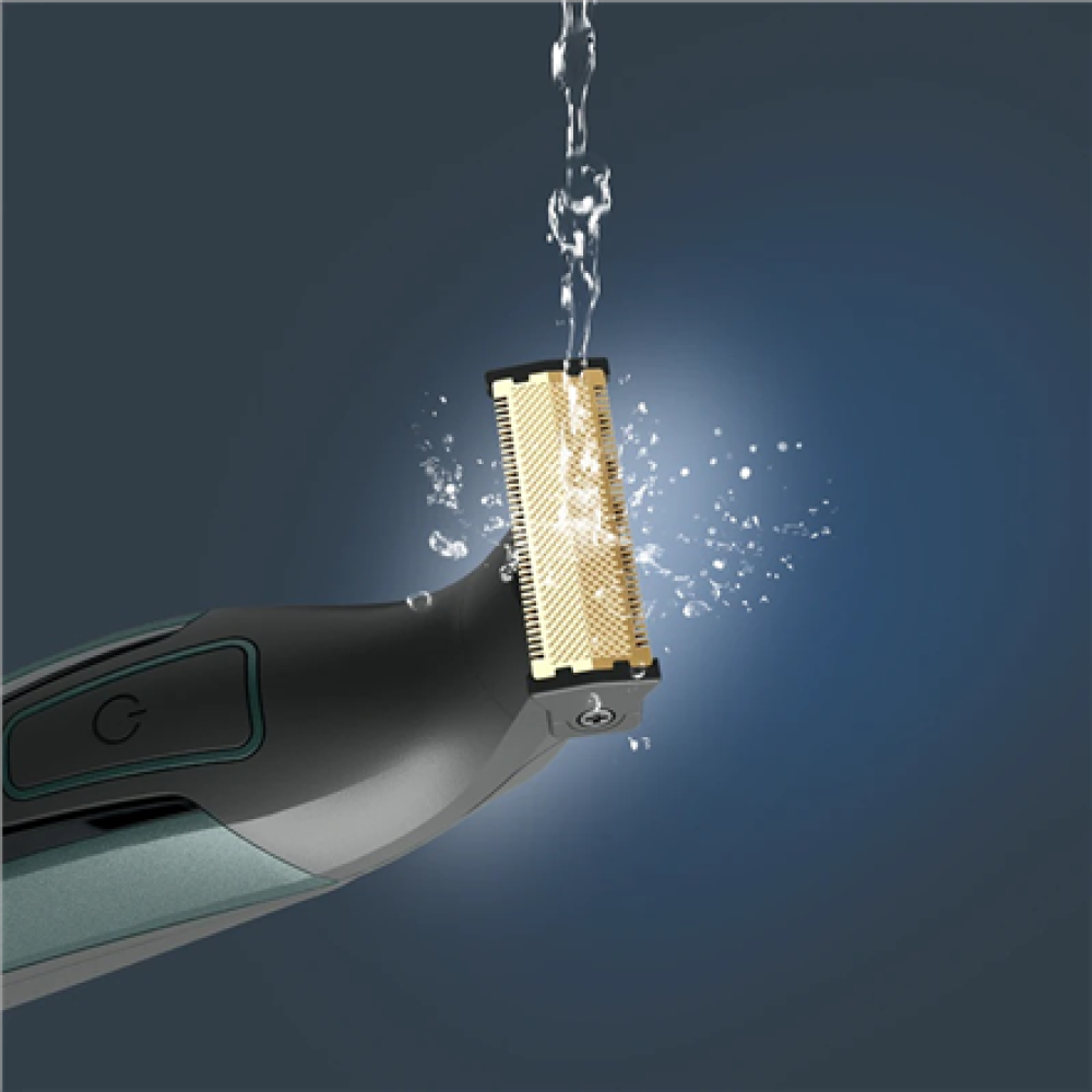 Rowenta Beard Trimmer , TN6044E0 , Cordless , Number of length steps 6 , Wet & Dry , Black/Green
