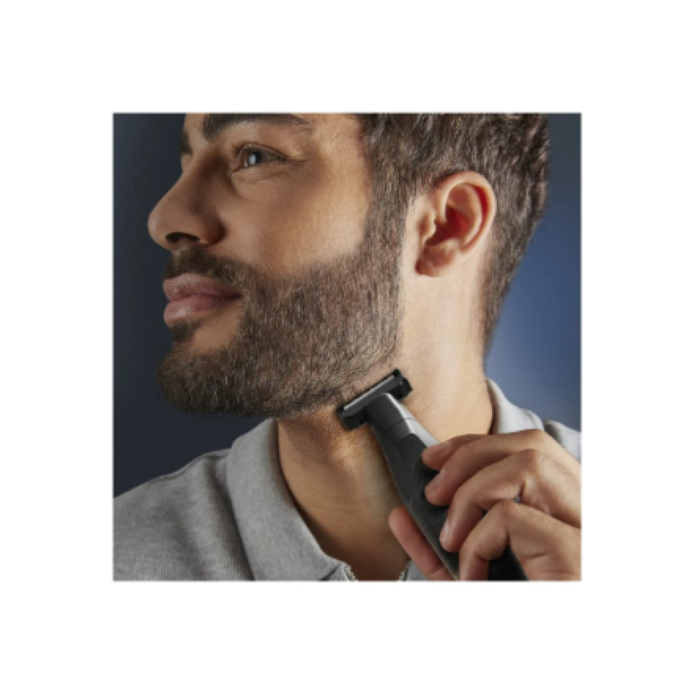 Rowenta Beard Trimmer , TN6044E0 , Cordless , Number of length steps 6 , Wet & Dry , Black/Green