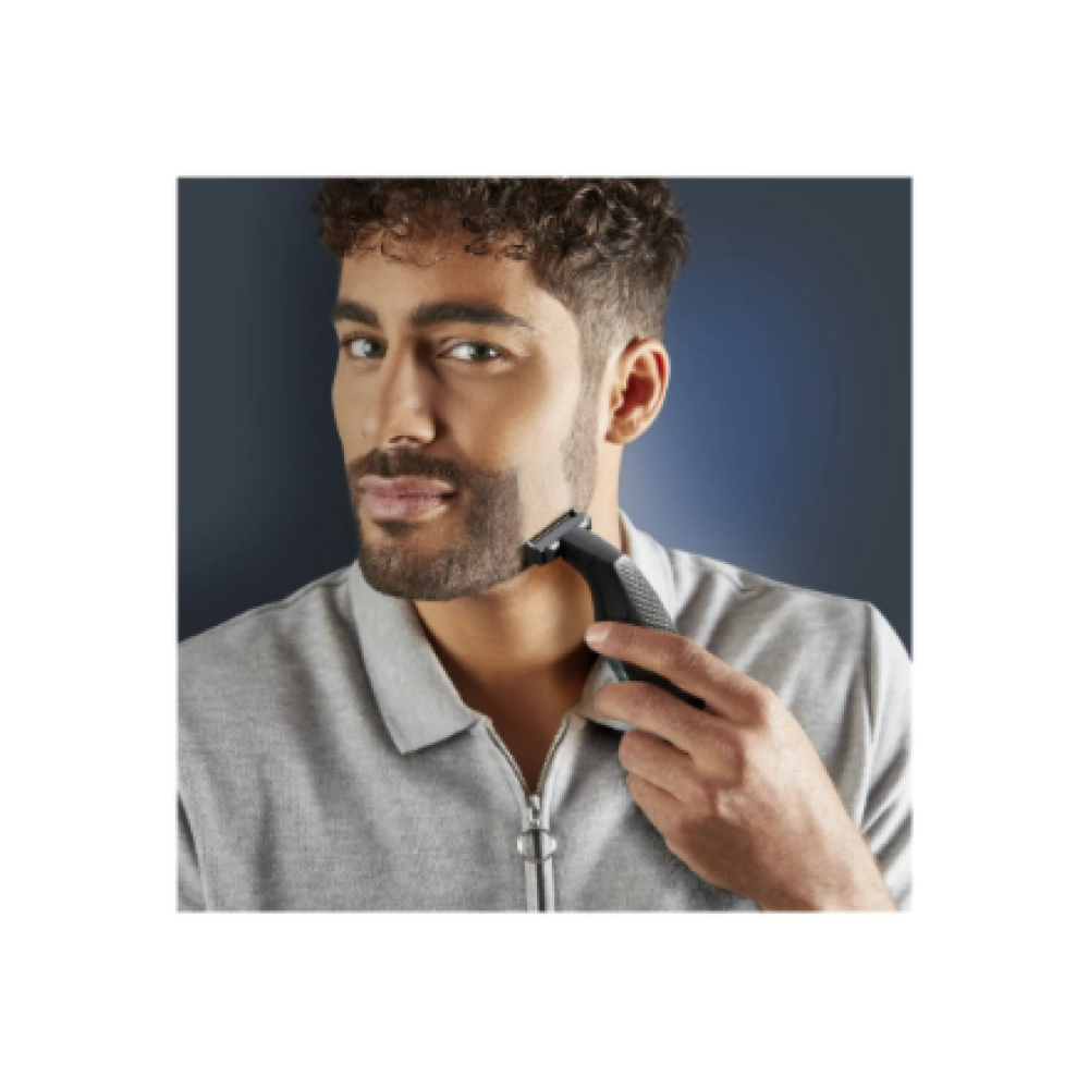 Rowenta Beard Trimmer , TN6044E0 , Cordless , Number of length steps 6 , Wet & Dry , Black/Green