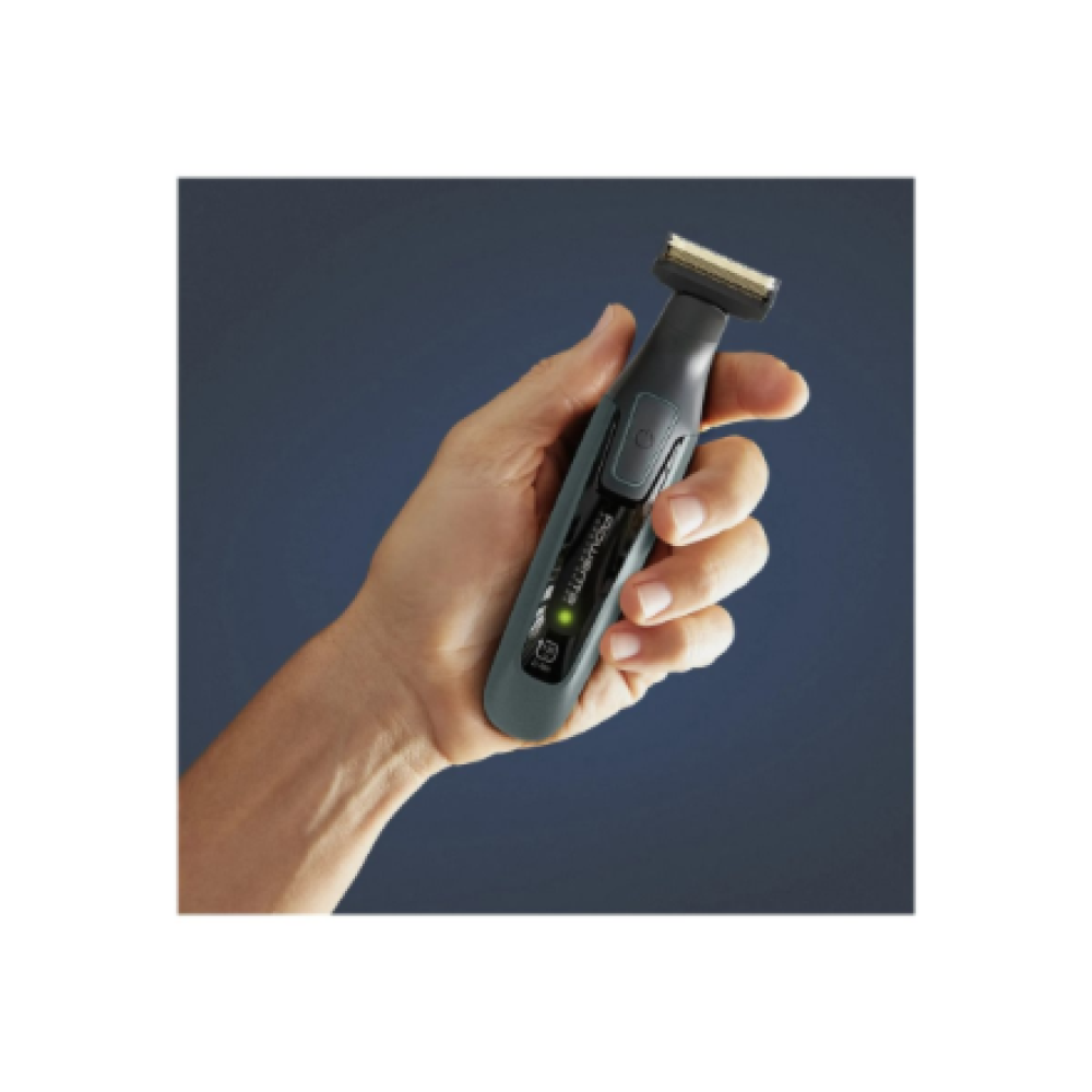 Rowenta Beard Trimmer , TN6044E0 , Cordless , Number of length steps 6 , Wet & Dry , Black/Green