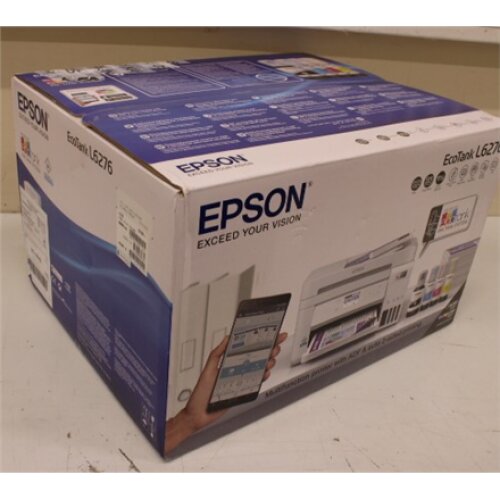 SALE OUT. , Epson Multifunctional printer , EcoTank L6276 , Inkjet , Colour , 3-in-1 , Wi-Fi , White , DAMAGED PACKAGING , Epson Multifunctional printer , EcoTank L6276 , Inkjet , Colour , 3-in-1 , Wi-Fi , White , DAMAGED PACKAGING