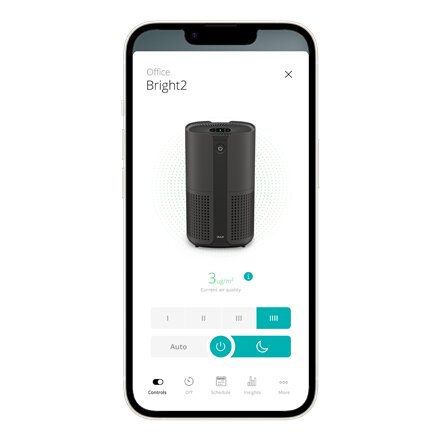 Duux Smart Air Purifier , Bright 2 , 22 W , Suitable for rooms up to 42 m² , Black