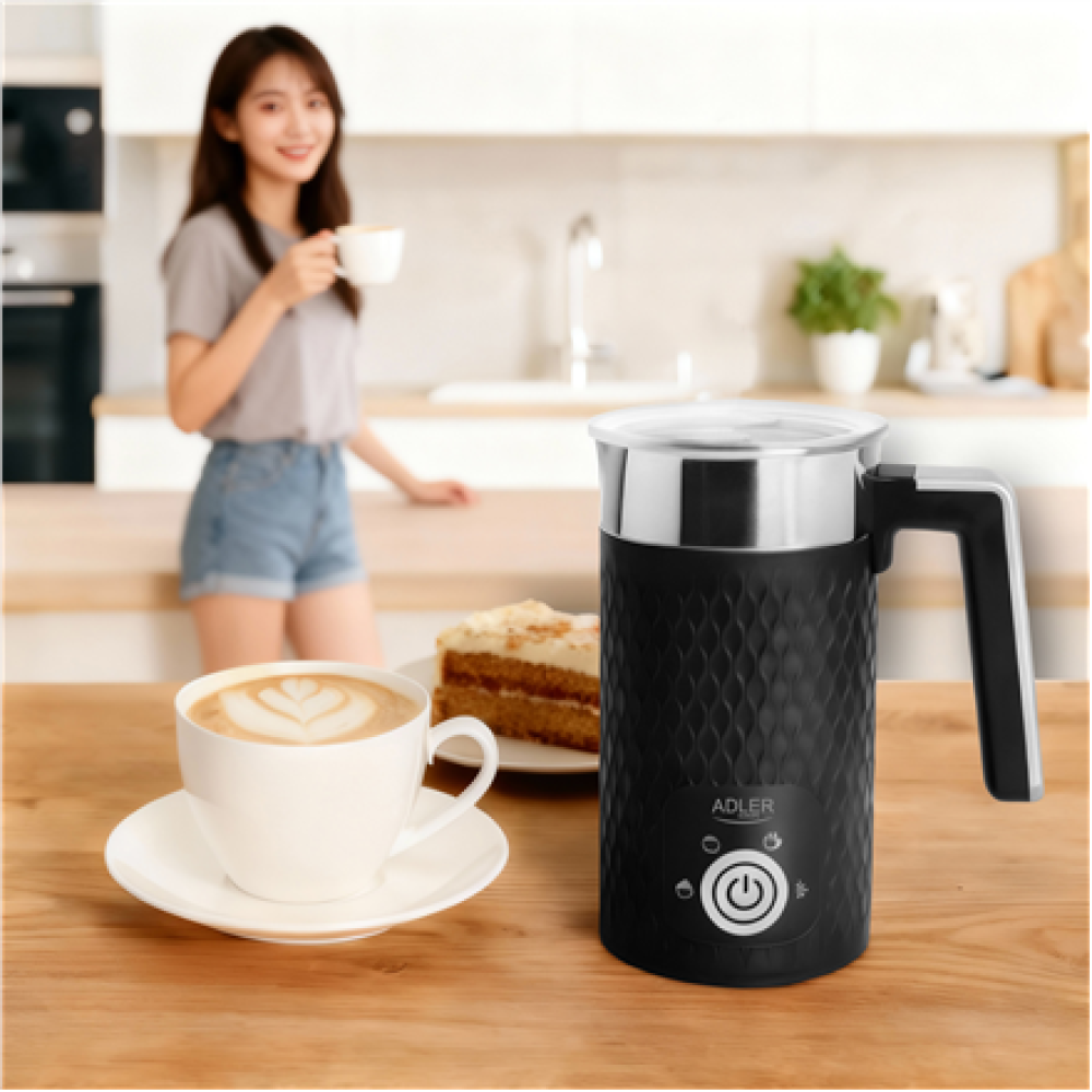 Adler , AD 4494 , 500 W , Milk frother , Black