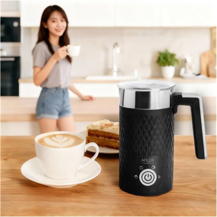 Adler , AD 4494 , 500 W , Milk frother , Black