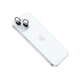 Fixed Camera glass , Apple , iPhone 16/16 Plus , Tempered glass , Silver