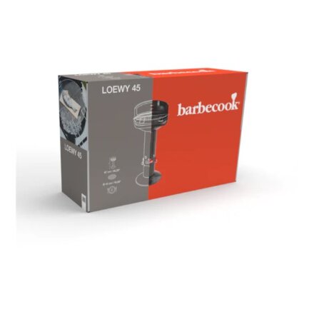Barbecook Charcoal Barbecue Loewy 45, 43 x 43 x 97 cm , BC-CHA-1007 , Black